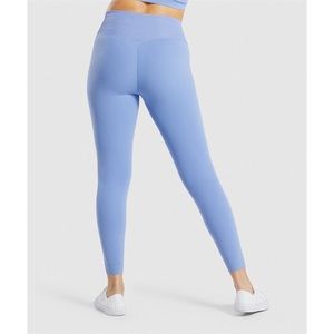 Whitney Rib Waist Legging Blue medium